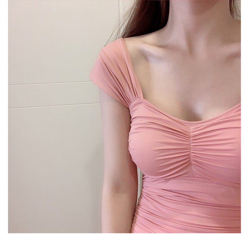 Có sẵn - Bộ đồ bơi nữ liền mảnh thun lạnh dày hàng nhập cao cấp