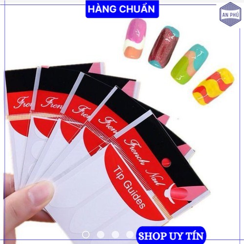 Bộ dán hỗ trợ vẽ móng nail tiện dụng