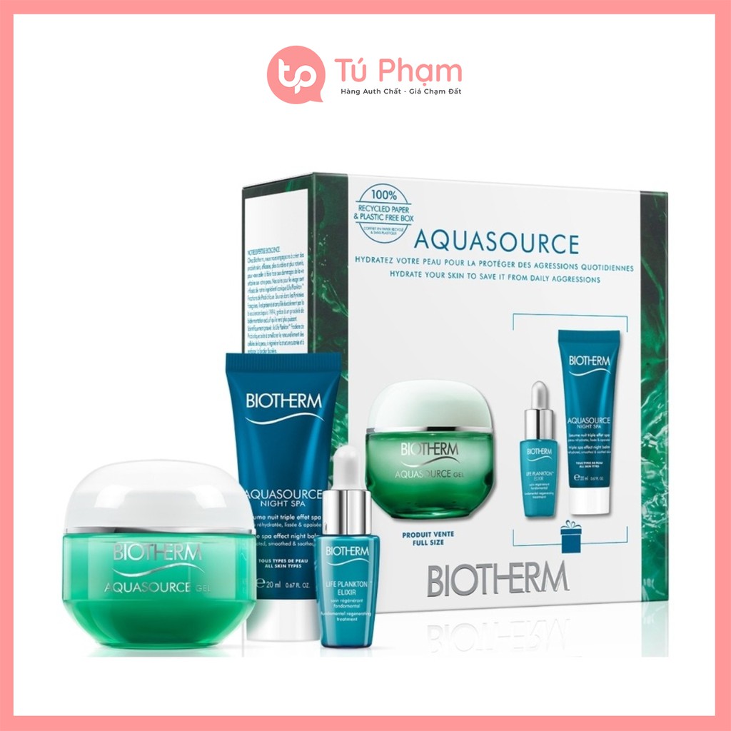 Bộ Sản Phẩm 3 Món Biotherm Aquasource