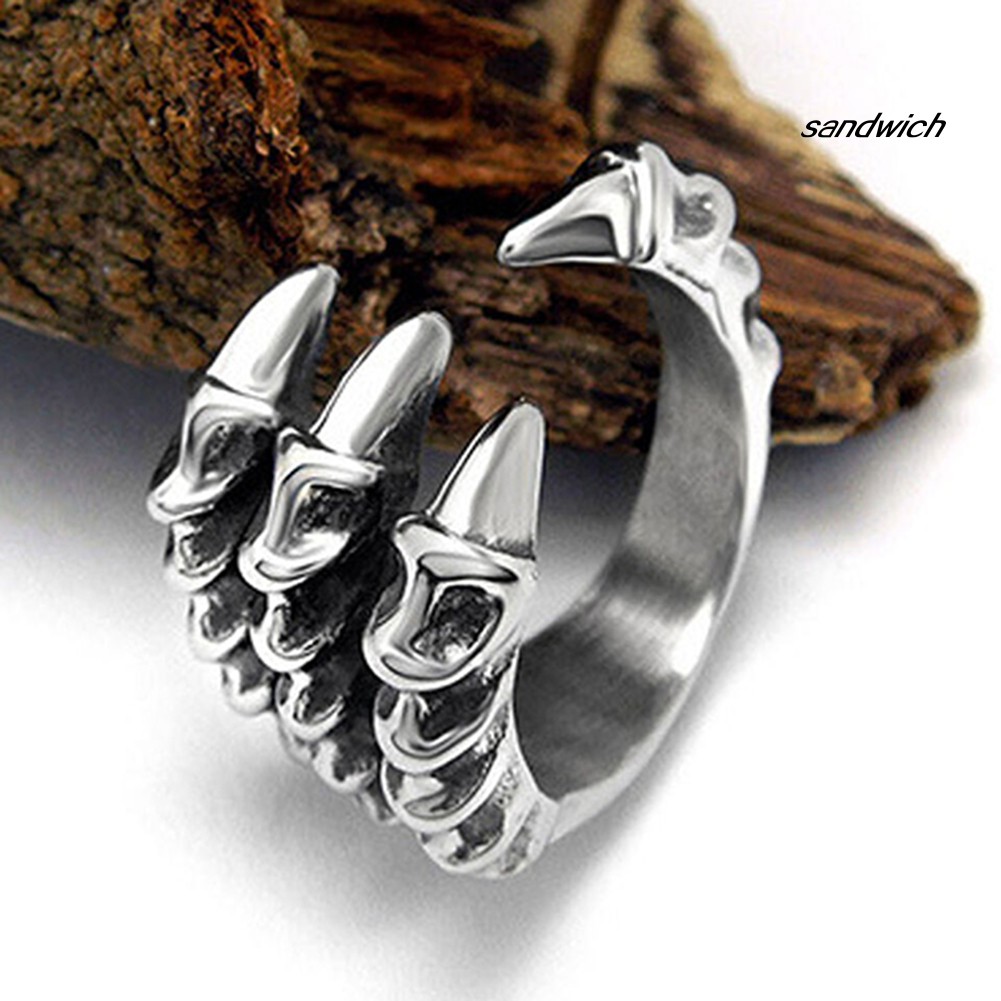Nhẫn Hở Hình Móng Vuốt Đại Bàng Phong Cách Cổ Điển Thời Trang Dành Cho Nữ