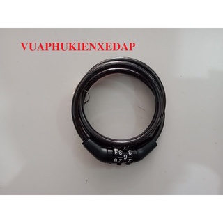 Khóa dây xe đạp 4 số