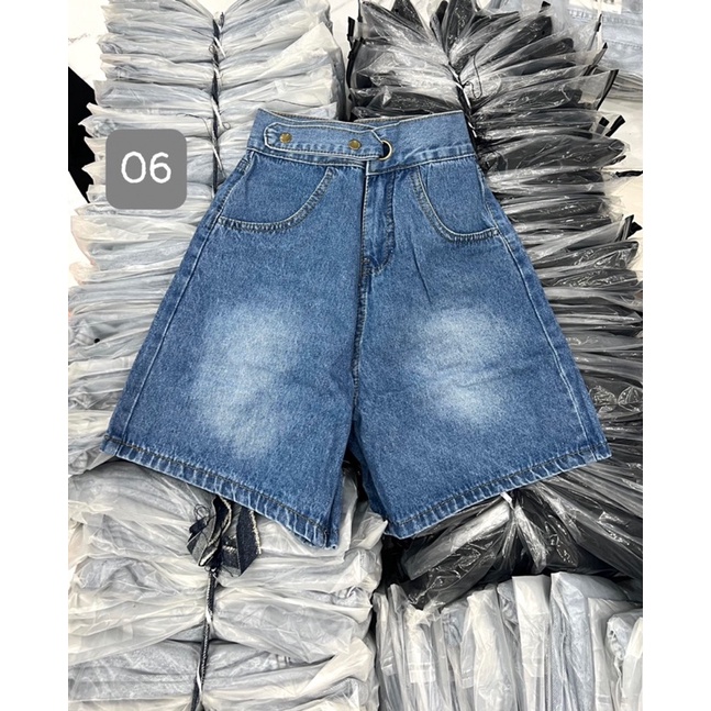 [GIÁ HUỶ DIỆT] Quần Short Jeans Ngố Cạp Cao Dáng Hàn Quốc Ulzzang (toàn bộ ảnh thật)