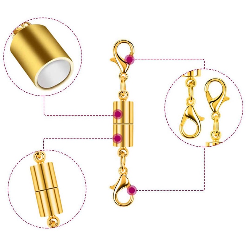 Móc Khóa Nam Châm Nối/ Kẹp Nối/ Kẹp Tôm Hùm/ Vòng Tay Trang Sức Diy