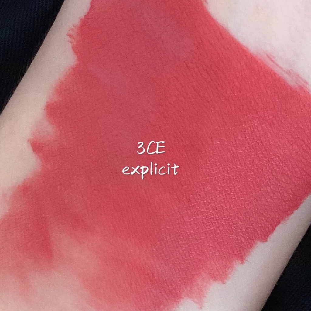 [31/03/2022] Son kem lì 3CE Soft Lip Lacquer #Explicit