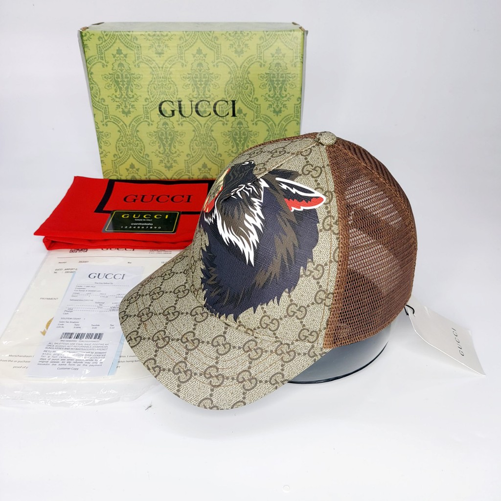 Nón kết gc Mũ lưỡi trai Gc thời trang cao cấp sói mỏ ngắn lưới nâu supper like âu 1.1  full box hộp cực đẹp (Nón Thiết K