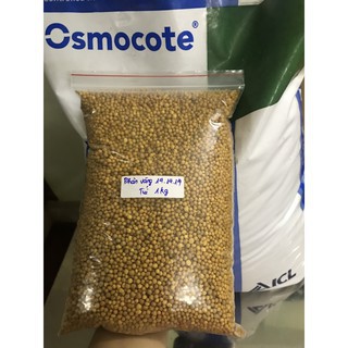 Phân tan chậm hạt vàng 14-14-14 Osmocote - Nhập khẩu Mỹ (gói 1 kg)