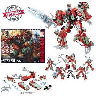BỘ 6 robot ráp thành 1 robot to 30cm - Transformers - Combiner Wars VICTORION - MỚI KHÔNG HỘP