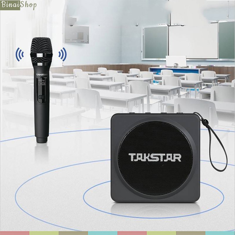 Takstar E261W - Máy Trợ Giảng Không Dây UHF, Công Suất Lớn 25W Cho Giảng Dạy, Hội Họp, Hướng Dẫn Viên