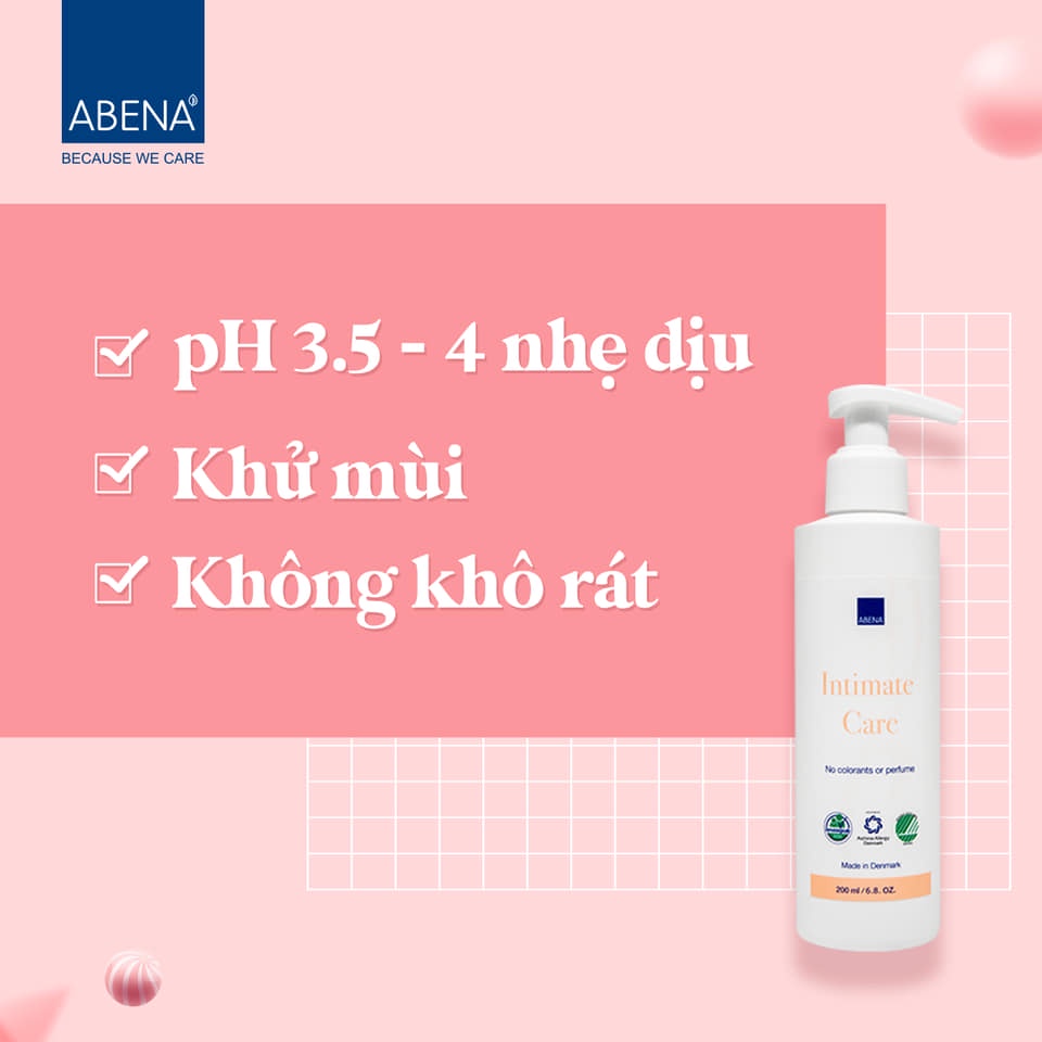 Dung Dịch Vệ Sinh Phụ Nữ ABENA Intimate Care 200ml
