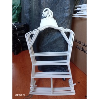 Móc Nhựa Người Lớn 10 Chiếc Treo Cả Bộ Quần và Áo GIÁ SỈ