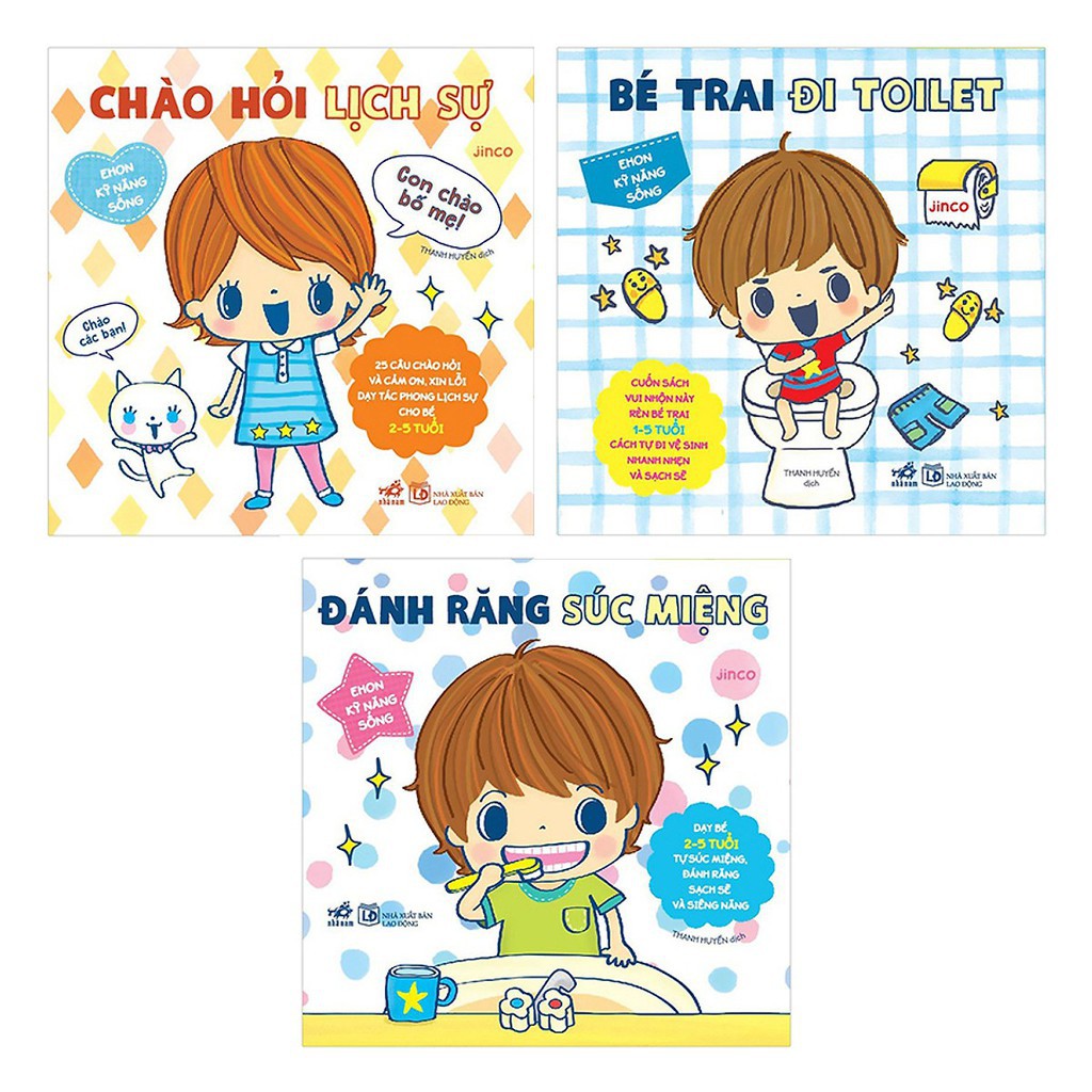 Sách - Ehon kỹ năng sống cho bé trai - Bé trai đi toilet