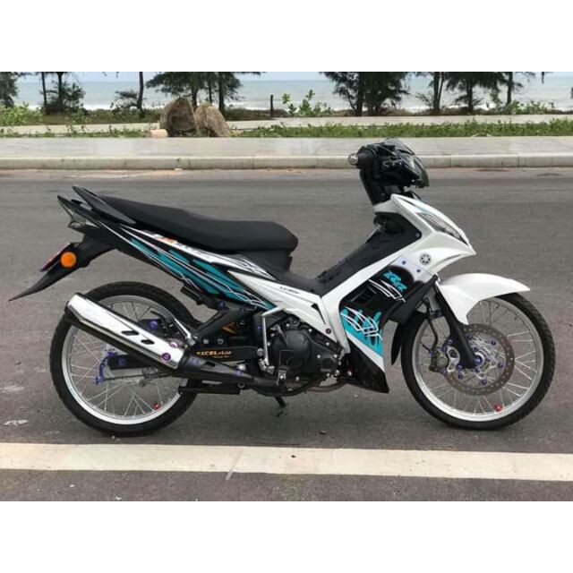 Tem rời Ex nhỏ trắng đen phối xanh (bộ)