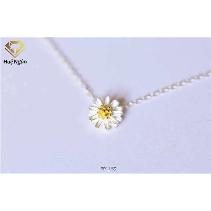 Dây chuyền bạc Ý 925 - Cúc họa mi PP1159