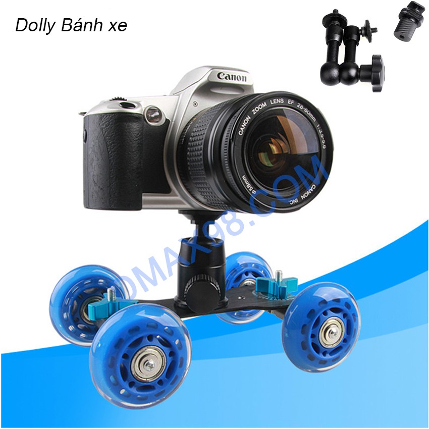 Dolly bánh xe, ray trượt dạng bánh xe cho quay phim