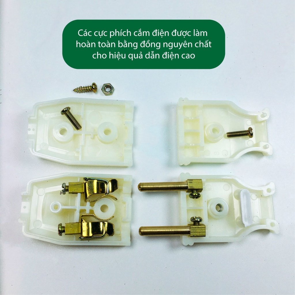 Phích cắm điện âm dương thương hiệu OMINSU phích cắm chịu tải cao