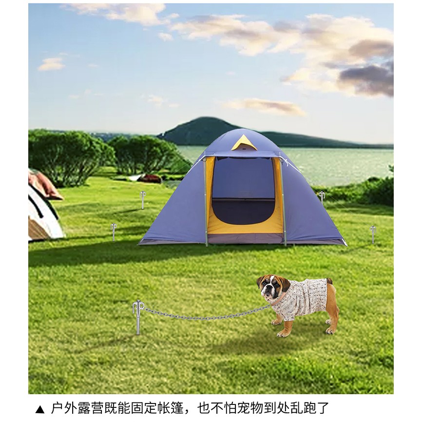 Cọc gim lều inox cắm trại chính hãng Campingmoon R20