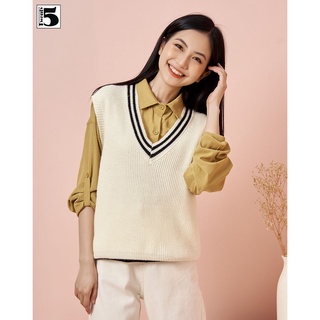 Áo len gile nữ viền cổ Twentyfive 3837