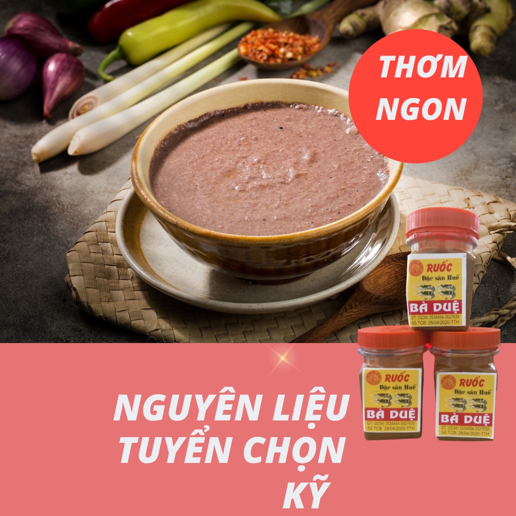 Mắm Ruốc Bà Duệ Hũ 100g Đặc Sản Huế – Gia Vị Cho Những Món Ngon