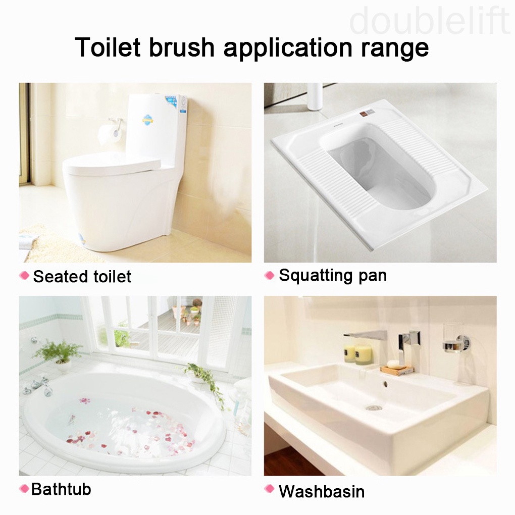Bàn Chải Vệ Sinh Toilet Hình Chữ S Tiện Dụng