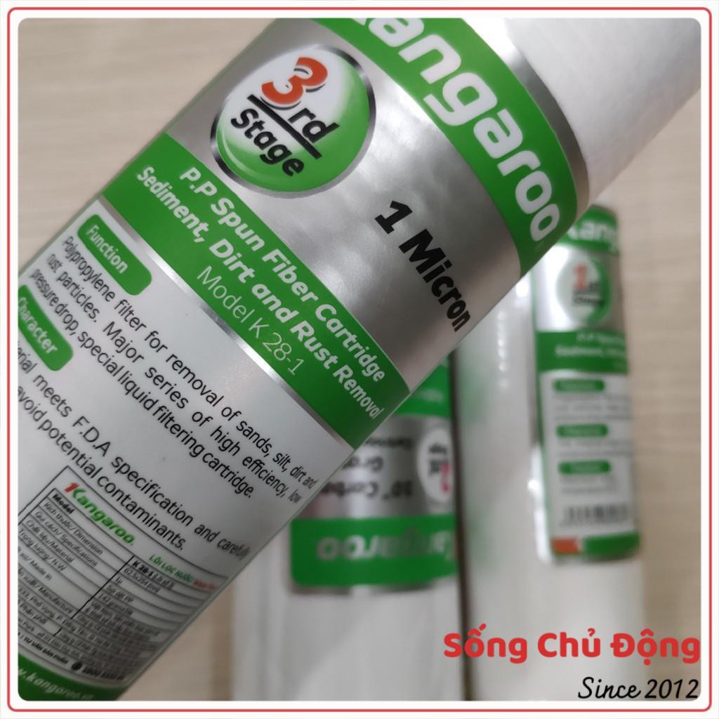 Lõi lọc thô Kangaroo chính hãng ( set 2 lõi 1, 1 lõi 2, 1 lõi 3 ) thay thế được tất cả các dòng máy lọc nước | BigBuy360 - bigbuy360.vn