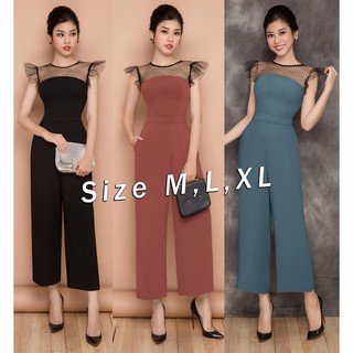 Jum dài ống suông phối lưới bi xinh xắn