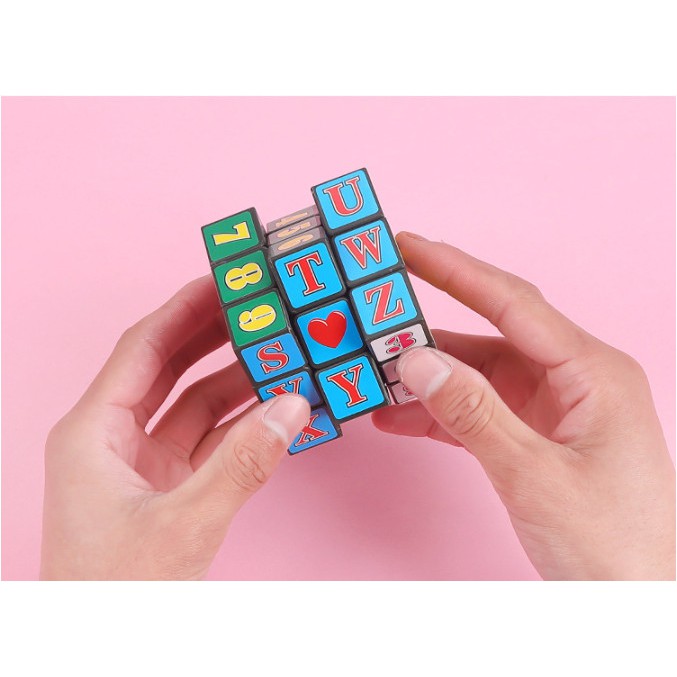 Đồ chơi thông minh freeship rubik 3x3 kết hợp chữ số học độc đáo, xoay trơn - ảnh sản phẩm 7