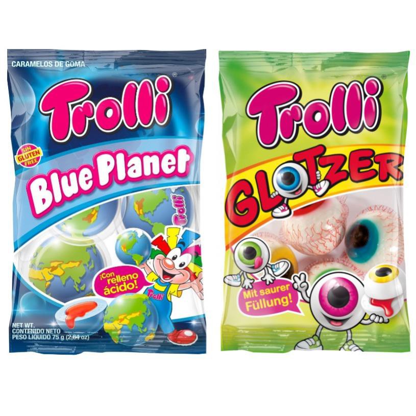 (Gói 4 Viên) Kẹo Dẻo Con Mắt Pop Eye &amp; Planet Trolli