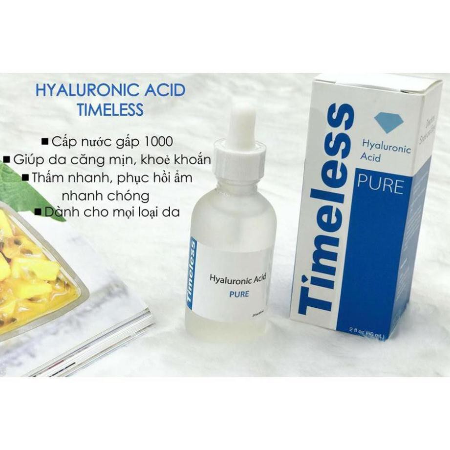 Timeless Pure Hyaluronic Acid Serum Cấp Nước Tạo Ẩm Cho Da - 30ml