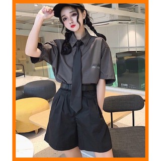 [Sẵn Hàng]♥️Set Bộ Học Sinh 4 món(ảnh thật)2 màu Size S->XL Đồng phục,đồ đôi