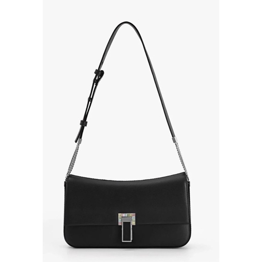 TNS - Túi cặp nách dáng thuyền hottrend Pedrio shoulder bag-chất da cao cấp-tone đen classic