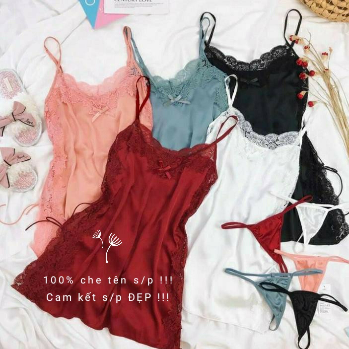 (M17) [ Hàng đẹp ] Váy ngủ lụa sexy cao cấp , Đầm mặc nhà gợi cảm quyến rũ | BigBuy360 - bigbuy360.vn