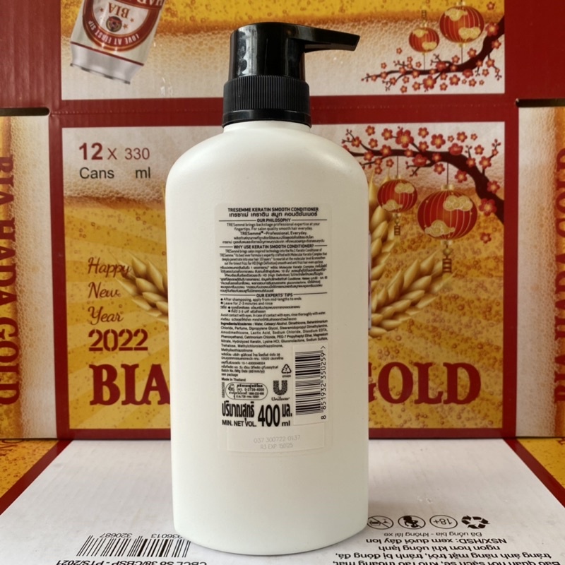 Dầu Gội + Xả Tresemme Thái Lan KERATIN SMOOTH 400ml