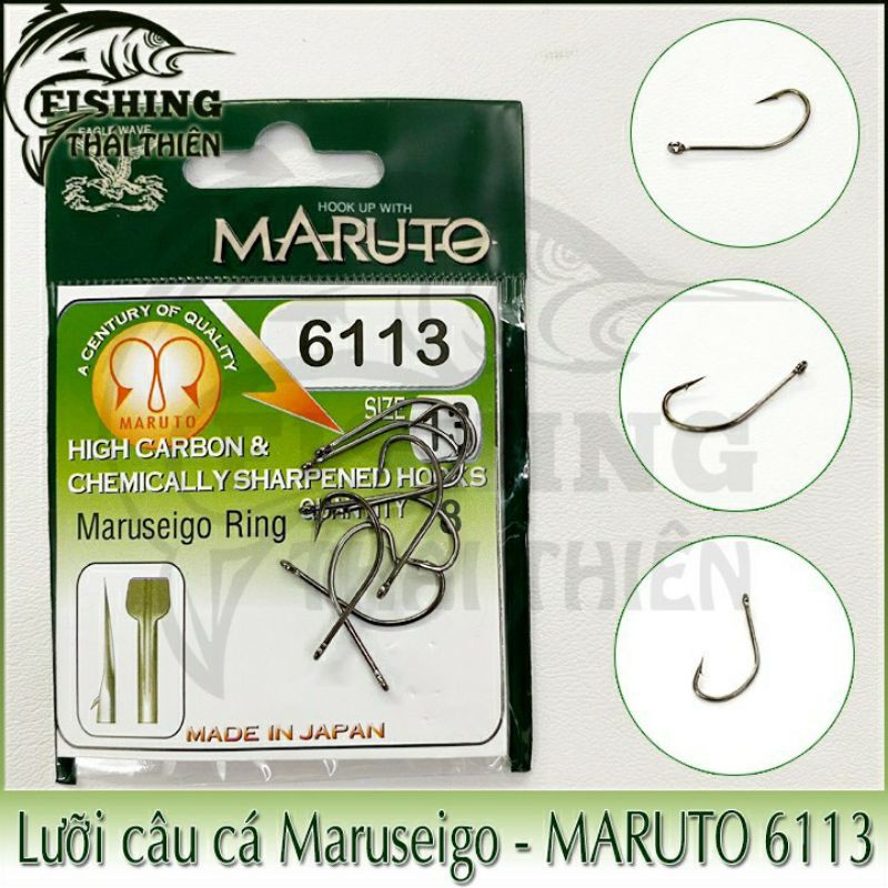 [MUA 1 TẶNG 1]Lưỡi câu cá Maruseigo-Maruto 6113/lưỡi câu Nhật Bản