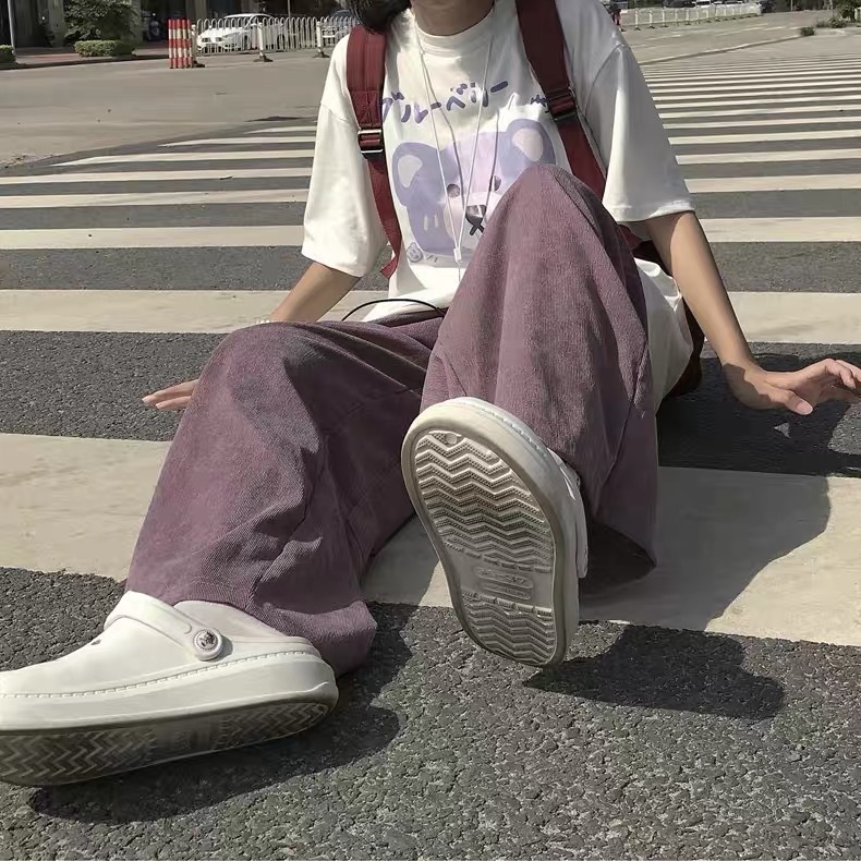 Quần ống rộng Phong Cách Hàn Quốc Thời Trang Cho Nữ