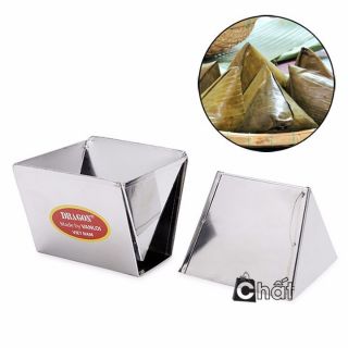 Bộ 2 khuôn  làm bánh  giò  inox  lớn Dragon