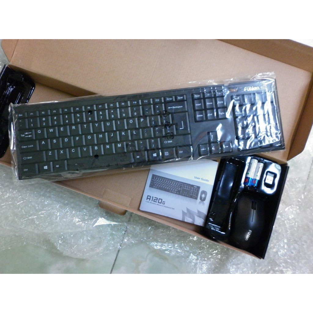 Bộ bàn phím chuột không dây Fuhlen a120 A120G chính hãng ( không dùng cho tivi) | BigBuy360 - bigbuy360.vn