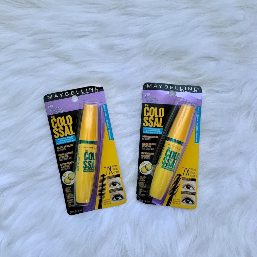 Chuốt mi Mascara Maybeline Colo SSAL vàng 7X - Lâu trôi - Không vón cục - Mi cong dài