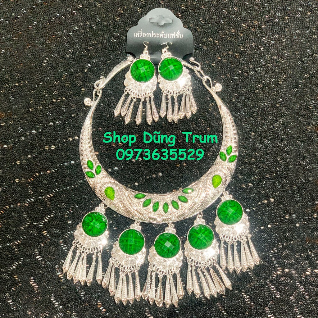 Vòng cổ hầu đồng, kiềng cổ hầu giá, phụ kiện trang sức biểu diễn