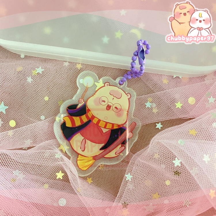 Móc khóa / keyring dây bi NUNU POTTER | chubbypaper97