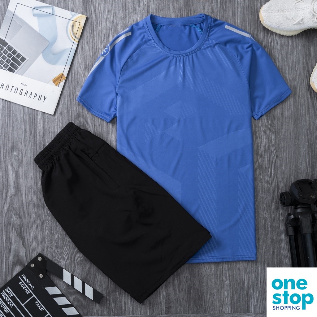 Sét bộ cổ tròn thời trang nam One29, phom 40-80kg oneshop