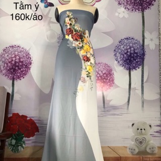 Vải tằm ý 168k/áo dài