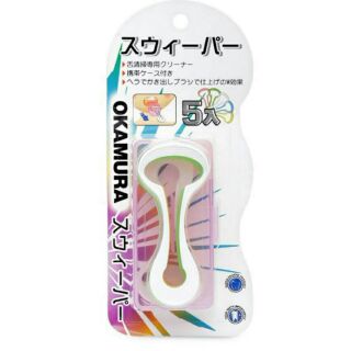 Dụng cụ cạo lưỡi Okamura Nhật Bản (hộp 5 cái)
