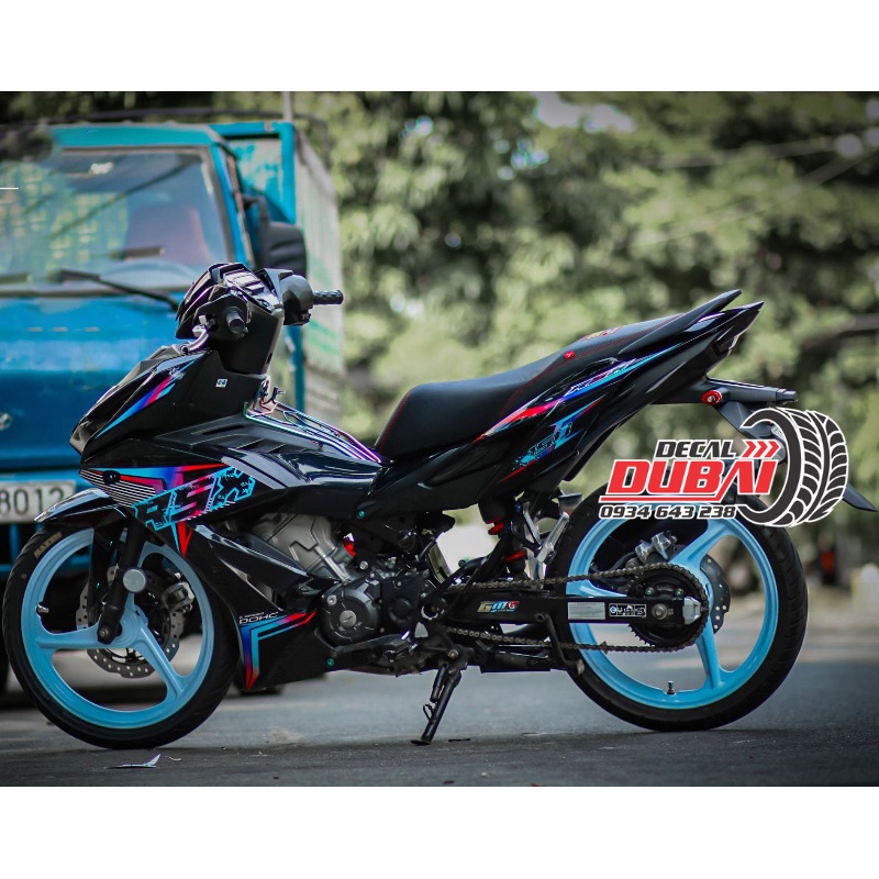 Tem Trùm Winner X Đen Chuyển Sắc Cá Tính - Thiết kế và chỉnh sửa theo yêu cầu - Decal Dubai