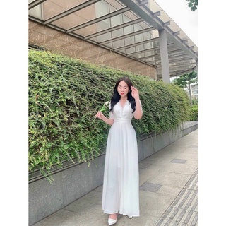 ĐẦM MAXI CỔ V