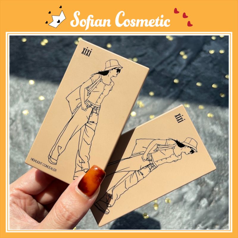 XIXI - Phấn đa năng tạo khối, highlight, nhũ mắt, má hồng nội địa Trung Xixi Floating dành cho người mới bắt đầu