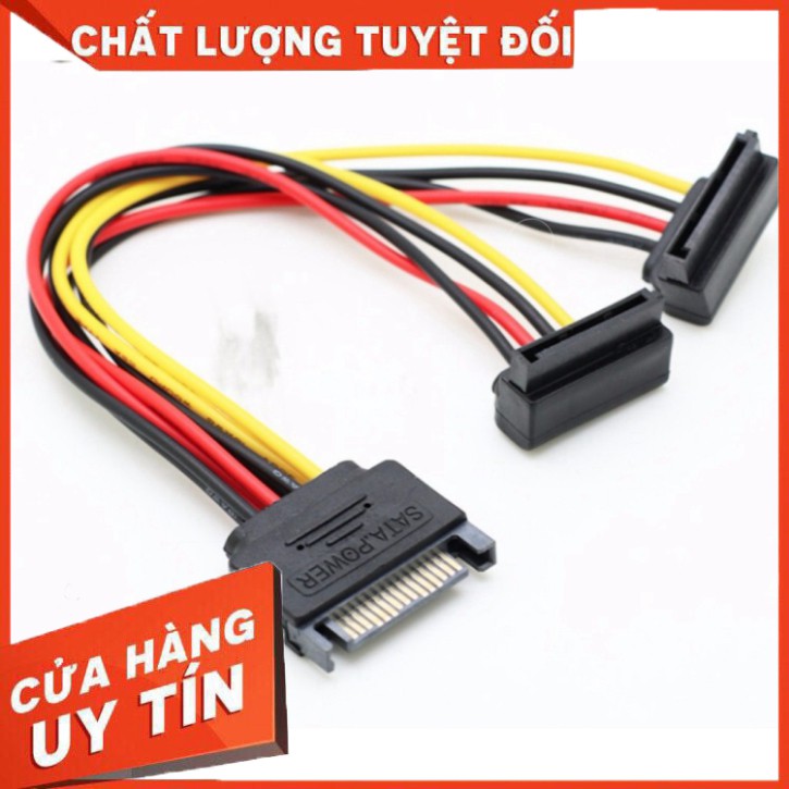 Cáp Chia Nguồn SATA 1 ra 2 - Dây Nguồn HDD Sata 1 Ra 2 - sata 1-2