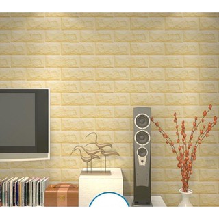 Xốp Dán Tường 3D, kích thước 70x77cm dày 0.7cm