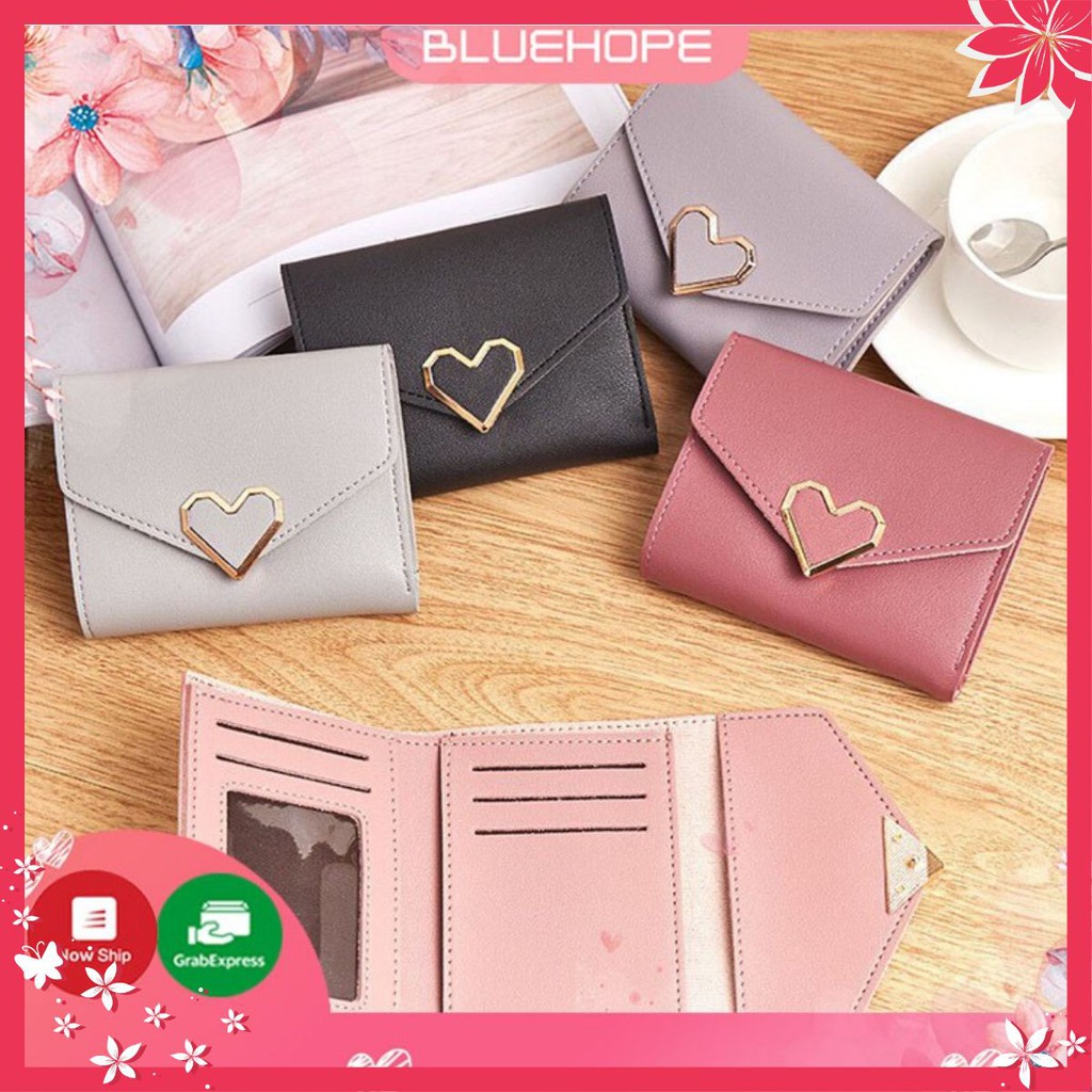 Ví Nữ Dáng Ngắn Khóa Trái tim Siêu Hot Hit VN03