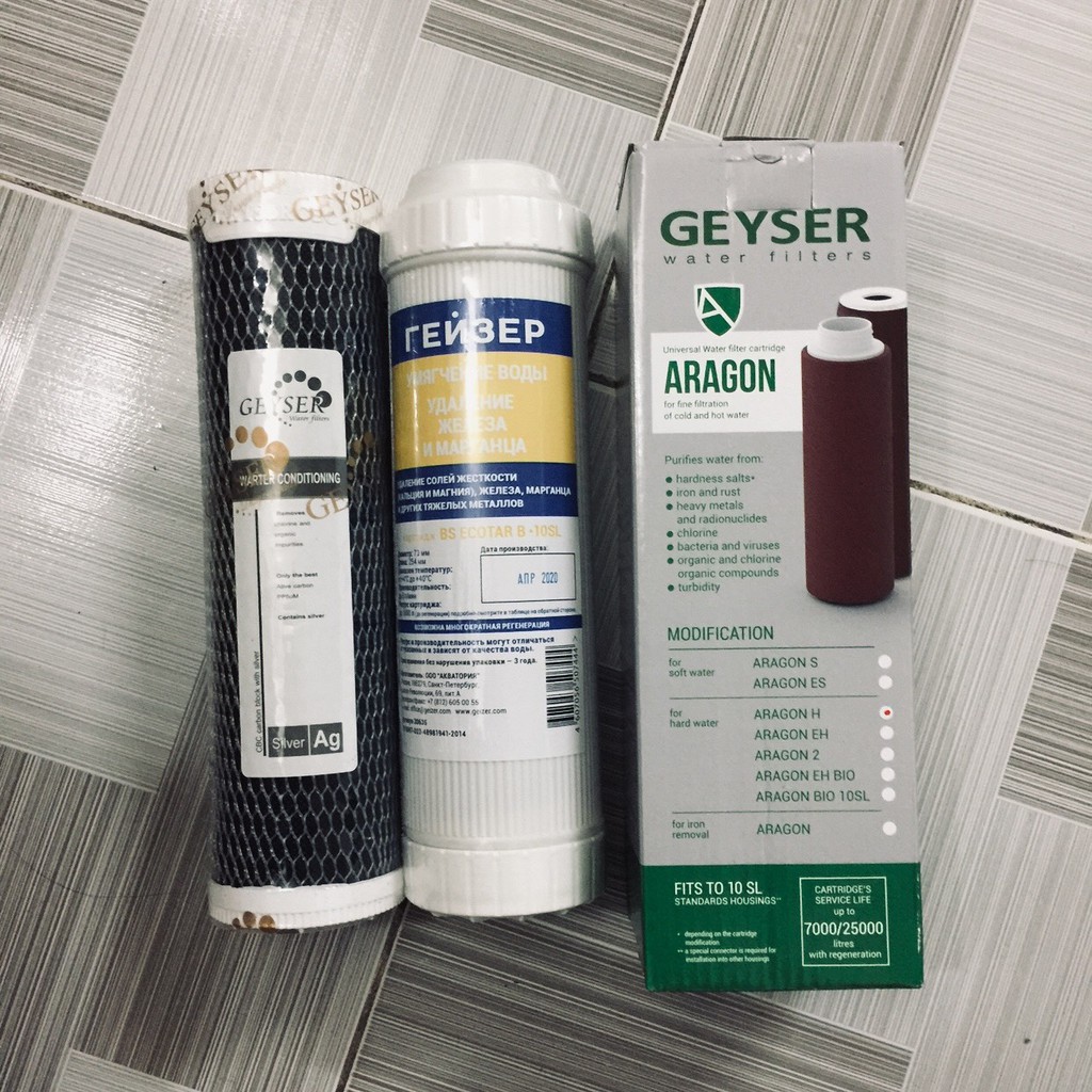 Bộ lõi lọc nước Ecotar 3 nhập khẩu Nga (tặng lõi lọc thô) | BigBuy360 - bigbuy360.vn