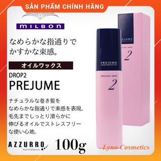 MILBON - Tạo kiểu Tóc Uốn Prejume Drop 2 Hair Wax 100g